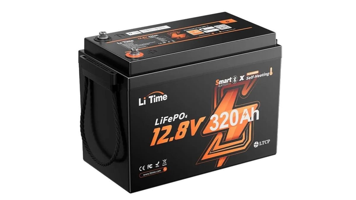 LiTime 12V Lithium Deep Cycle Battery